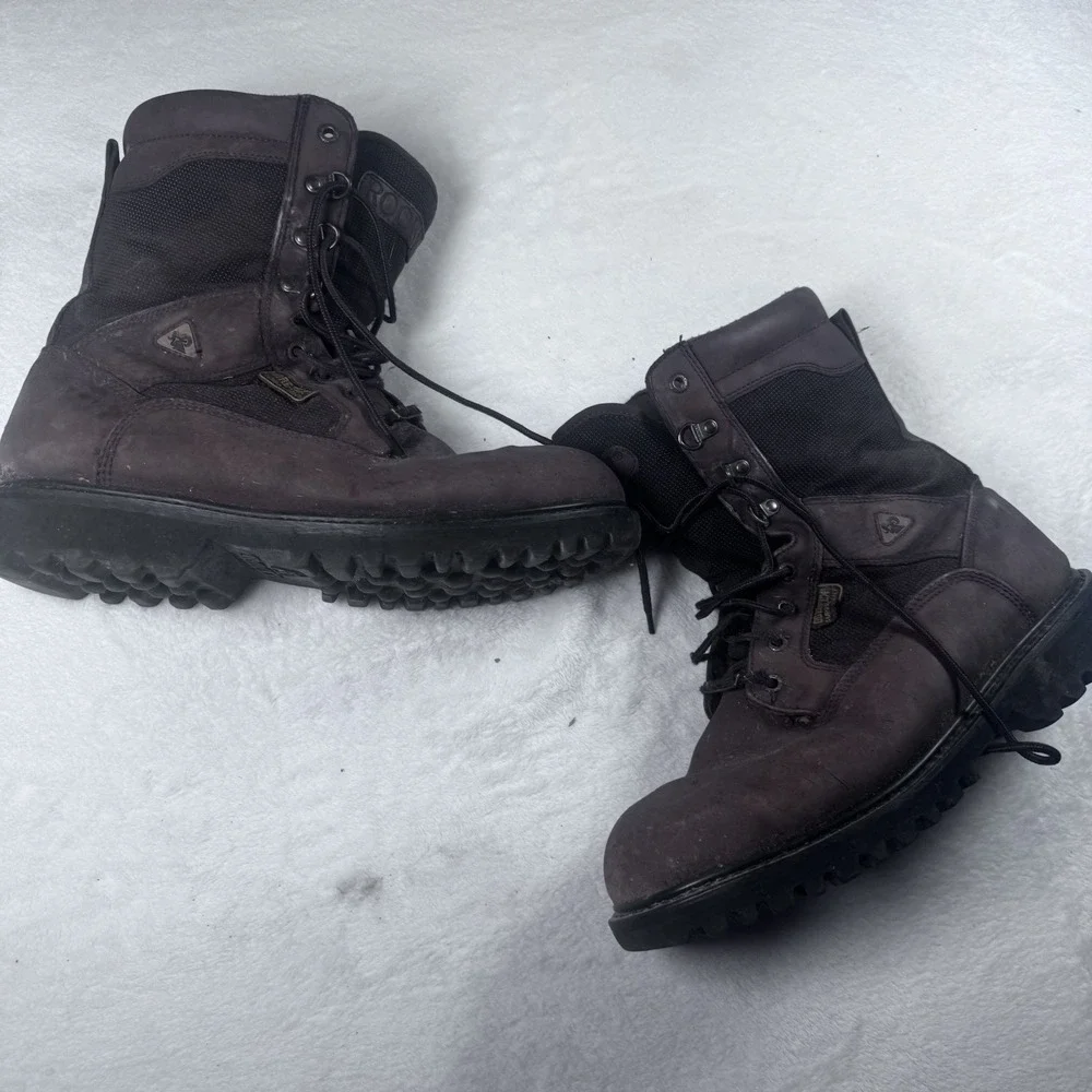 Rocky Mens 12 M Gore-Tex Suppresscent Brown Nubuck Upland Hunting Boots 8